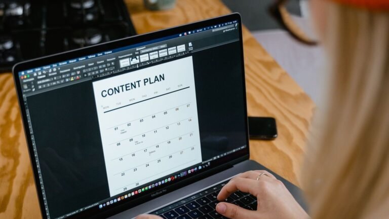 Planning a social content calendar